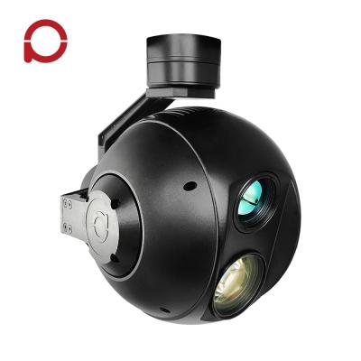 China Waterproof / Waterproof EO+IR Dual-Sensor Triaxial Stabilized UAV Gimbal Camera For Public Safety Monitoring for sale