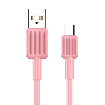 China Custom Quick Charging Instant Charging Palladium 20W 60W Data Cable Macaron Color Liquid Silicone Data Transfer Cable for sale