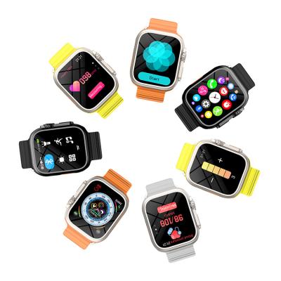 China Wholesale Custom Touch Screen BT Touch Screen Smart Watch A8 Control Screen Mobile Sport Smart Watch Waterproof Full Call Ultra Touch With TPU for sale