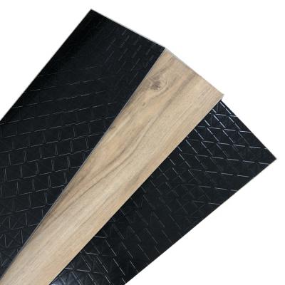 China wood glueless installation pvc floor loose lay vinyl floor tiles for sale