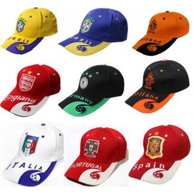 China OEM 2022 Qatar World Cup Soccer Fans Supplies Sports Sports Sun Baseball Hat Souvenir Gifts Factory Wholesale Cheap OEM 2022 COMMON for sale