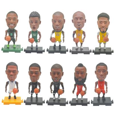 China 2022 Soccer Action Number Qatar World Friendship Cup Basketball Stars PVC Action Figure Doll Toys 6.5*4cm Basketball Fans Gifts Champion Souvenir new for sale