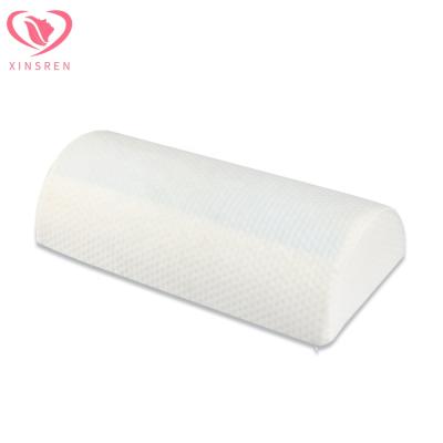 China Massage Half Moon Gel Leg Pillow Knee Support Bolster Pillow Foot Rest Cushion for sale