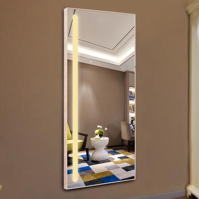 China Hot Selling Magnifying Mirror Wall Bedroom Magnifying Mirror Polished Integral Dressing Mirror for sale