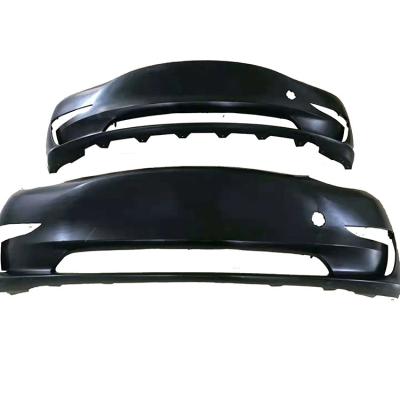 China Plastic factory direct sale applies to Tesla Model 3 front bumper leather and rear bumper accessories to new for sale