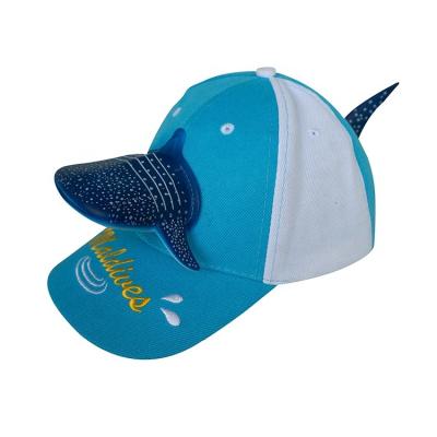 China Custom Cheap Shark JOINT Duck Tongue Caps Kids Hat Wholesale Price 3D Entity Animal for sale