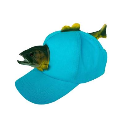 China JOINT Different Logo 3D Animals Sports Hat Election Custom Baseball Cap Hats With Fishes for sale