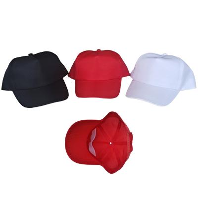 China COMMON negra de roja de gorras blanco red black white hat custom logo election voting five hat polyester 5 panel hats for sale