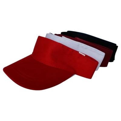 China COMMON Wholesale Empty Sun Visor Hat Cotton Lifeguard Sports Golf Tennis Custom Hat for sale