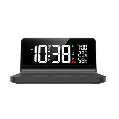 China 24 Hours Temperature Measurement Radio Alarm Clock Filling Indoor Temperature Decorative Clock and Humidity Alarm Clock Dual Function for sale