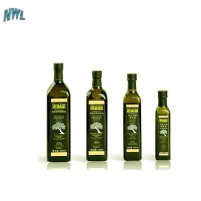 China Dorica Olive Oil Bottle Olive Oil 250ml Empty Dark Green Glass Bottle for sale