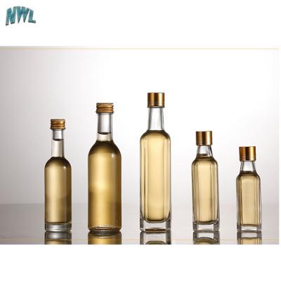 China 50Ml 100Ml Mini Liquor Beverage Bottles Drink Fruit Juice Bottle Glass For Wine for sale