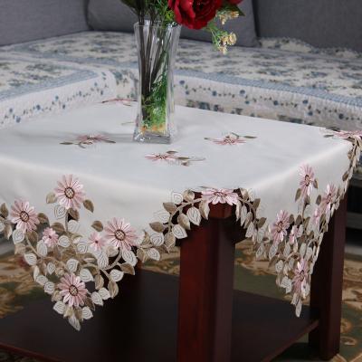 China High-end Wedding Waterproof European Banquet Hotel Table Cloth Tablecloth Box Cloth Box Cloth Cover Sofa Table Cloth for sale