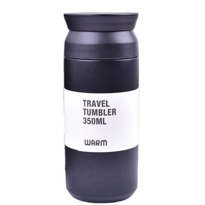 China New Japanese Simple Frosted Thermos Bottle Coffee Mug For Students 304 Stainless Steel Fashion Thermos Cup Mug Eco-friendly for sale