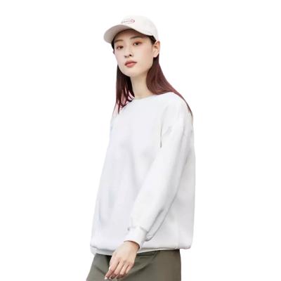 China China Factory Supply Anti-wrinkle Ribbed Collar And Cuff 40% Cotton 60% Polyester Padded Crewneck Sweatshirt for sale