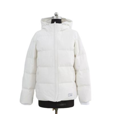 China Reliable and cheap 100% polyester breathable 90/10 white feather women's down jacket for warm winter wear for sale