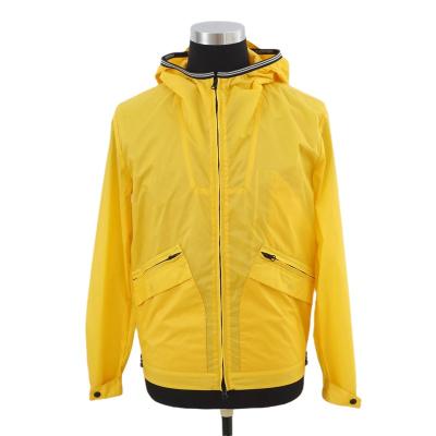 China 18 Years Casual Factory Supply Full Polyester Coated Yellow Sun Protection Clothing For UV Protection for sale