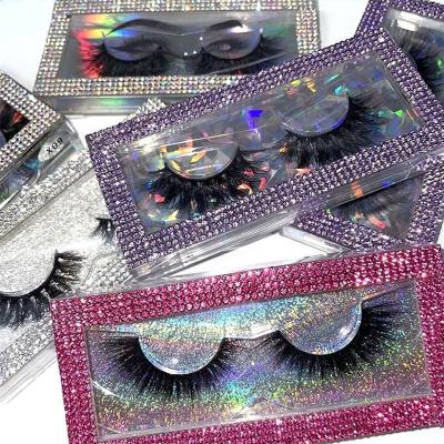 China Thick Vendors Wholesale Private Label 5D 25mm Mink Eyelashes from 3D Mink Lashes Wholesale Vendor Bulk for sale