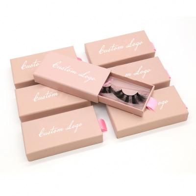 China Natural Silk False Mink Lashes New Packaging 3D False Eyelash False Mink Eyelashes Customer Package for sale