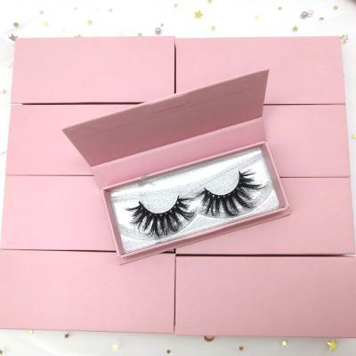 China New Wholesale Natural Mink Eyelashes Private Label Premium 3D Fake Packaging Fake Mink Eyelashes for sale