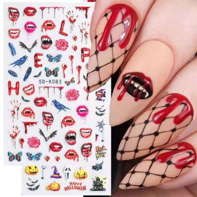 China 3d Nail Adhesive Nail Art Laser Butterfly Sticker Newest Art DIY Decoration 2021 Colorful Holographic Manicure Butterfly for sale