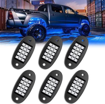 China GUBANG Plastic Ambient Lamp RGB Lamp App Control 4pcs 6pcs 8pcs Underglow Car Atmosphere Chassis Lights for sale