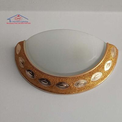 China Modern Simple Design Gold Color Modern Night Wall Led Lamp Bedroom Lights for sale