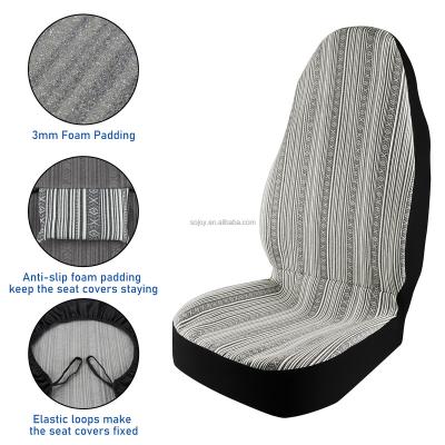 China beach & Holiday Baja Cloth Car Seat Cover With Safe Belt Cover For Car Seat Front Breathable Protector 2seats Other Interior Accessories for sale