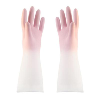 China Hot Selling Amazon Eco-fiendly Silicone Washing Cleaning Heat Resistant Gloves With Magic Washing Scrubber Gloves for sale