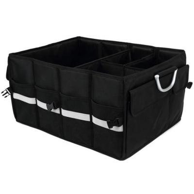 China Sports Wholesale Portable Folding Multi Compartments Trunk Organizer for Auto, SUV, Truck, MPV for sale