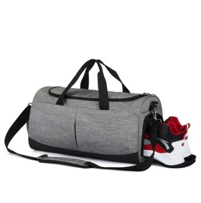 China Sports Waterproof Gym Bag With Shoes Compartment Divider Layer Travel Fleece Yoga Bag Wet Dry Women Men for sale