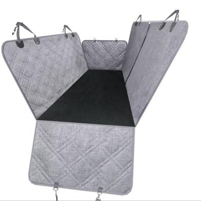 China Sports sell 2019 new hammock dog pet car waterproof quilted seat cover wholesale with non-slip backing for sale