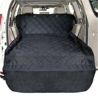 China Wholesale Luxury Waterproof Pet Cargo Cover Trunk Dog Seat Mat With Fin Bumper Protector for sale