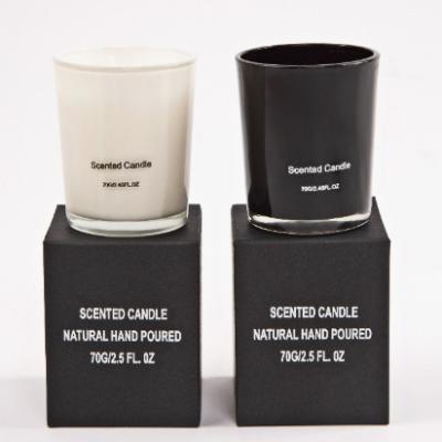 China Birthdays New Gift Black Jars Candles Home With Package Fragrance Candles Scented Luxury With Luxury Candle jars For Home And Bedroom for sale