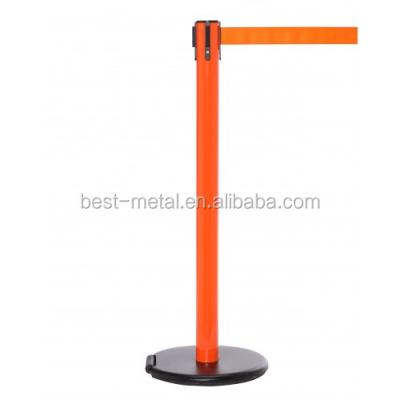 China Plastic Retractable Stainless Steel Belt Barrier for sale