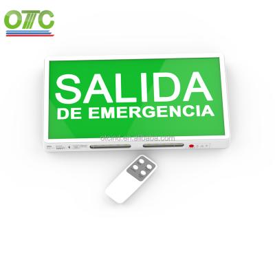 China Project OT-ES992-SP IP20 new slim emergency 2 - in-1 emergency SALIDA self-test light for sale