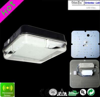 China 72 Square Led Sensor PAR IP65 Outdoor Mounted Bulkhead Light Fixture for sale