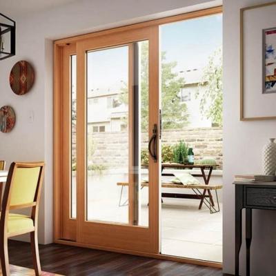 China Sound insulation aluminum front door and aluminum profile sliding door for luxury villas for sale