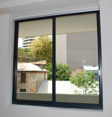 China Screen Qualified Profile Folding Aluminum Window And Residential Aluminum Window With Tempered Glass And Screen Sash for sale