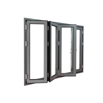 China Folding Screen Bi Folding Sound Proof Aluminum Window And Residential Aluminum Window For Commercial And Residential for sale