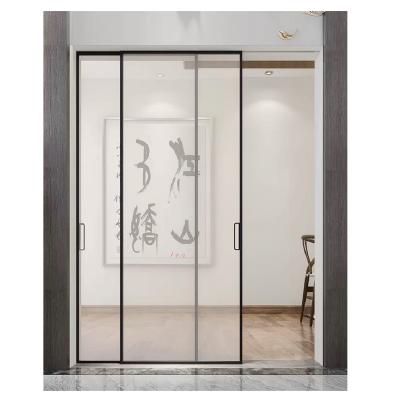 China Modern luxury aluminum sliding door and profile aluminum doors for villa private aluminum glass door for sale