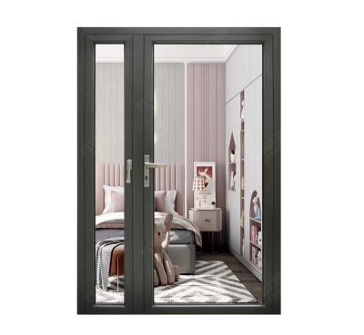 China Modern Luxury Aluminum Casement Door And Aluminum Swing Door For Residential Commercial Aluminum Glass Door for sale