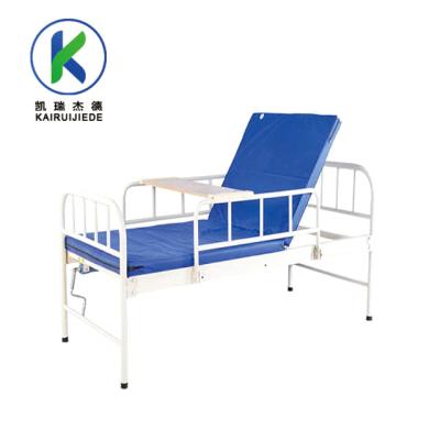 China Simple price medical cheap bed medical bed stainless steel headboard and footboard high quality hospital bed Te koop