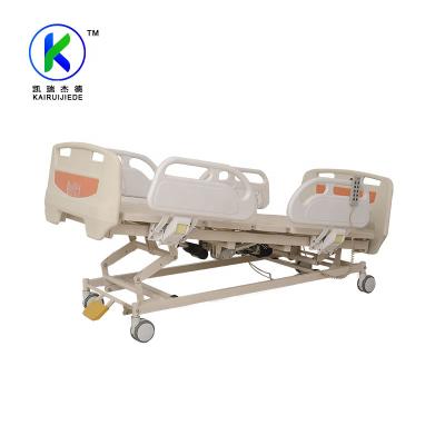 China Hot sale medical hospital bed furniture ICU 5 work electric hospital bed with mattress à venda