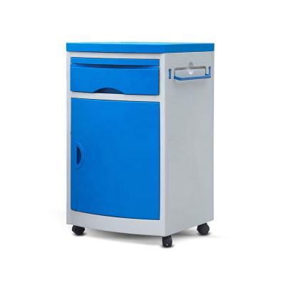 Cina Hospital Cabinet Manufacturer ABS Hospital Bedside Cabinet / Table / Lockers in vendita