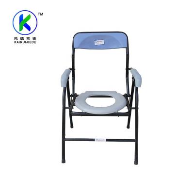 China Hot Selling Height Adjustable Bedside Commode Seat Chair Economical Portable Bathroom Toilet Chair zu verkaufen