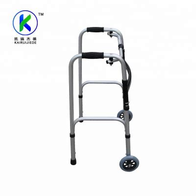 China Height Adjustable Disabled Rollator Foldable Walker / Elder Walker With Wheels zu verkaufen