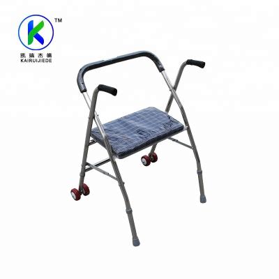 China Height Adjustable Hot Sale Foldable Rollator Walker For Dispenser zu verkaufen