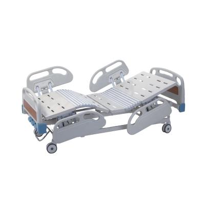 China Metal Medical Equipments Plastic 3 Cranks Manual Hospital Bed Hospital Bed for sale