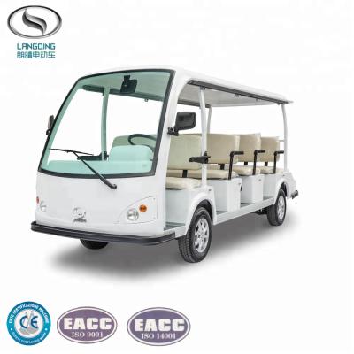 China Electric Sightseeing Car 72V 5KW Electric Bus With CE Certificate 11 Seats for sale